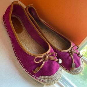 Michael KORS Meg Fuchsia Espadrille Flats